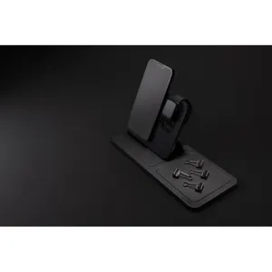 Base di Ricarica Wireless 3-in-1 Swiss Peak per Gadget da Ufficio Sostenibili - Product Image 2