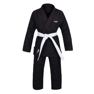 Kimono de Jiu Jitsu BJJ con logotipo personalizado más vendido, parte inferior de tejido de perlas con cierre de cuerda, conjuntos de uniformes de entrenamiento de Judo OEM - Product Image 1
