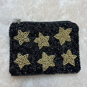 Bolsa de Monedas con Cuentas, Bolso de Cuentas Hecho a Mano, Bolso de Mano Bordado con Cuentas, Bolso de Cuentas Personalizado, Divertido Bolso de Cristal Brillante de Glowin Fashion - Product Image 1