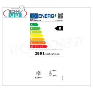 Vitrina Eléctrica Ventilada de 4 Lados para Pastelería, Rango de Temperatura de -15/-24 °C, 5 Estantes, Modelo Clase B G-VGP420BT para Uso en Panaderías - Product Image 2