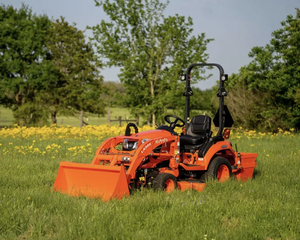 BX2680 4WD Walking <b>Tractor</b> <b>for</b> Engine LA344 <b>Loader</b> HLA1500 Attachment Red Color 10 HP 50,000+ Hours Tested & Inspected - Product Image 4
