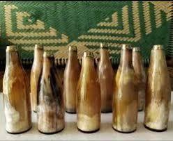 Premium Quality Horn <b>Bottle</b> with Natural Color Variations Handmade <b>Drinking</b> Horn <b>Bottle</b> for Viking and Tribal Style low price - Product Image 5