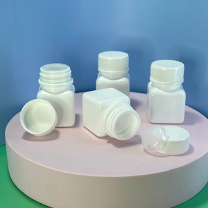 25ml Plastic Jar with Lid and <b>Stopper</b> PET Plastic Tablet <b>Bottle</b> for Vitamins Pills Medicine & Pharmaceuticals Plastic Packaging - Product Image 5