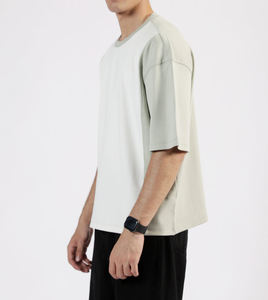 เสื้อยืดคอกลมสำหรับผู้ชายคุณภาพสูงออกแบบโลโก้ได้เองสำหรับฤดูร้อนเสื้อยืด100% ผ้าฝ้ายธรรมดาแบบโอเวอร์ไซส์ - Product Image 6