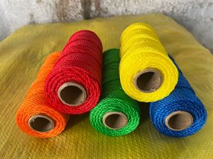 Cordel de Nailon Trenzado de Fábrica India, 1 mm, 2 mm, 2,5 mm, 3 mm, Carrete de Cuerda de Nailon para Agricultura y Pesca, Cordel de Agricultura - Product Image 4