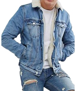Chaqueta de mezclilla personalizada de alta calidad unisex Estilo Vintage con cierre de botón abrigo de invierno para tallas grandes OEM ODM envío aéreo - Product Image 5