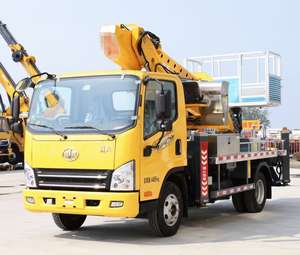 Véhicule de travail en hauteur de 20 m avec boîte de vitesses manuelle automatique diesel d'occasion et grande corbeille de travail - Product Image 3