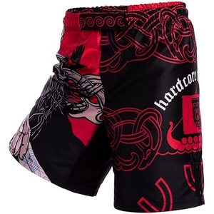 Shorts MMA personnalisés de style urbain, taille élastique, motif uni, séchage rapide, respirant, pour Muay Thai et grappling, avec logo personnalisé - Product Image 2