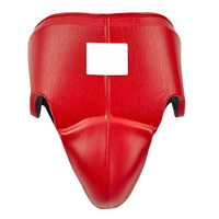 Protège-entrejambe en cuir réglable, confortable et anti-transpiration, matériau absorbant les chocs, conçu pour les athlètes de MMA et de boxe, toutes tailles