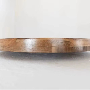 Plateau tournant en bois Smooth-Spin Lazy Susan pour buffet de table et service de fête - Product Image 1