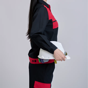 Ensemble de vêtements de travail haute visibilité pour hommes FMF, manches longues, confortable, respirant, durable, anti-froissement, lavable, tissu TC - Product Image 1