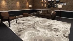 Conjunto de alfombra de lana anudada a mano de alta calidad Diseño de patrón abstracto - Product Image 6