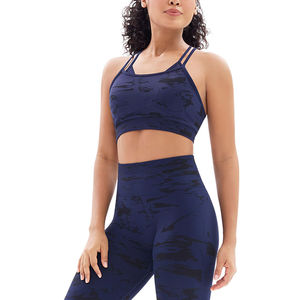 Conjunto de Yoga para Mujer de Alta Calidad, Cómodo, Color Sólido, Transpirable, con Logotipo Personalizado, Marca Privada para Gimnasio, Fitness y Yoga - Product Image 2