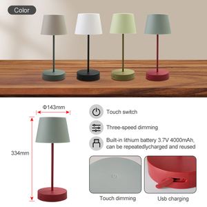 Có thể điều chỉnh đèn bàn thiết kế LED giường bên ánh sáng với bộ sạc không dây - Product Image 5