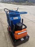 Rectifieuse de sol sec et humide de 9.0KW polisseuse de meuleuse de béton sans poussière AC380V à usage intensif avec composant de moteur à noyau manuel
