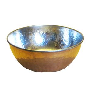 Bol de massage de spa pour pieds en cuivre de haute qualité bol de repose-pieds de spa en cuivre de conception ronde moderne - Product Image 3