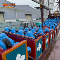 Peralatan Bermain Air Tiup Roller Coaster Uji Coba Boneka Manusia Buatan Kantong Air 90kg