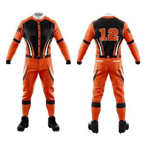 Uniforme de baseball personnalisé en polyester de travail par sublimation maillots à séchage rapide imprimés numériques qualité supérieure au meilleur prix pour les adultes - Product Image 6