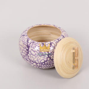 Offre Spéciale 2025 Boîte de rangement décorative incrustée de coquilles d'oeufs artisanales Conteneur de luxe du Vietnam - Product Image 3