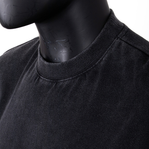 SPORTISH IMPEX High Quality <b>Drop</b> Shoulder Boxy Cropped T-Shirt 240 GSM Heavyweight Cotton Custom <b>Acid</b> Wash Men Tee - Product Image 2