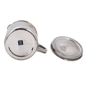 IndianArtVilla Steel Copper Floral Design Drinkware Gift Set of 1 <b>Jug</b> & <b>Glass</b> Set With Blue Gift Box- 1500 ML - Product Image 4