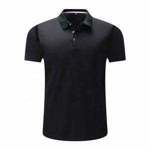 Polo 100% de algodón para hombre, camisa con logotipo bordado, Polo de Golf liso, Logo personalizado, venta al por mayor - Product Image 2
