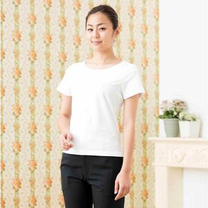 T-Shirt Nera WP304-8M 100% Cotone, Mezza Manica Lavorata a Maglia con Design 'T' () - Product Image 5