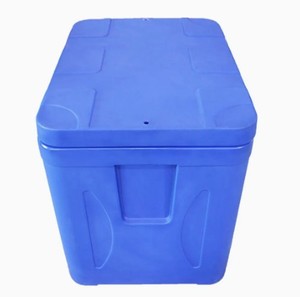 Cubo contenedor de transporte de hielo seco de Metal de madera aislada - Product Image 2