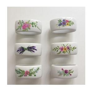 Fournisseur de porte-serviettes de table à manger pour hôtel restaurant Décoration de table Anneau en tissu Porte-serviettes en marbre multicolore - Product Image 1