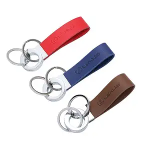 Nhà Sản Xuất Tùy Chỉnh Kinh Doanh Xe Keychain Nhỏ Gọn PU Da Key Chủ Kẽm Hợp Kim Lưu Niệm Keychain Nhà Hình Dạng Kim Loại Key Tag