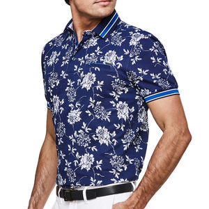 Polo de manga corta para hombre 2023 con logotipo personalizado, Color sólido, superventas, ropa de verano, nuevo estilo, patrón de estampado - Product Image 4