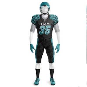 Conjuntos Deportivos para Hombre, Personalizados con Sublimación Digital, Bordados con Logos de Equipos de Fútbol Americano, Nueva Llegada, Transpirables, Cortos - Product Image 1