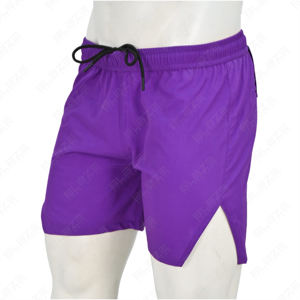 Men's Premium Exercise Training Workout <b>Shorts</b> Breathable Mesh Hole Loop <b>Towel</b> Inner Pocket Pattern Decoration High Street Style - Product Image 2