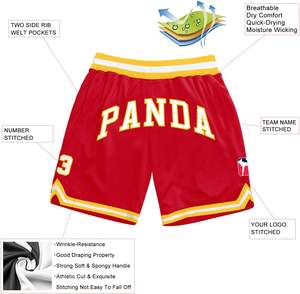 Pantalones cortos de baloncesto de producción rápida Servicio directo de fábrica OEM Marca personalizada para equipos y clubes disponibles - Product Image 2