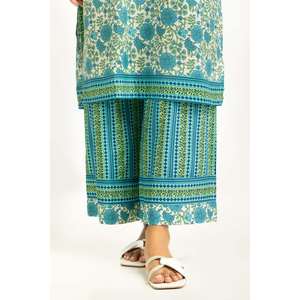 Conjunto Bohemio de Algodón y Viscosa IPST-55244 para Primavera/Verano con Mangas Tres Cuartos - Product Image 5