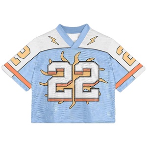 เสื้อยืดฟุตบอลทรงโอเวอร์ไซส์แบบครอป Glory Custom ดีไซน์ใหม่ทันสมัยสำหรับสไตล์สตรีทแวร์และลำลองสำหรับทุกเพศ - Product Image 1