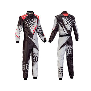 Racing Club Ejercicio Ropa Monos Ciclismo Traje Dos Capas Impermeable Karting Trajes - Product Image 2