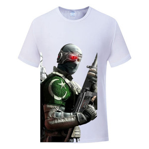 เสื้อยืดสีขาวสำหรับผู้ชายเสื้อ100% ผ้าฝ้ายพิมพ์ลายโลโก้ได้ตามต้องการสำหรับวันครบรอบ14ปีขายส่ง1/4มีสไตล์ - Product Image 2