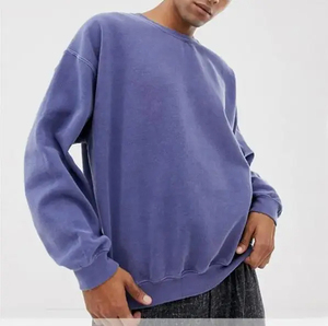 Sudadera con capucha de manga larga para hombre de alta calidad Sudadera transpirable de mezcla de algodón con cuello redondo Talla XXS Hecho en Pakistán - Product Image 1