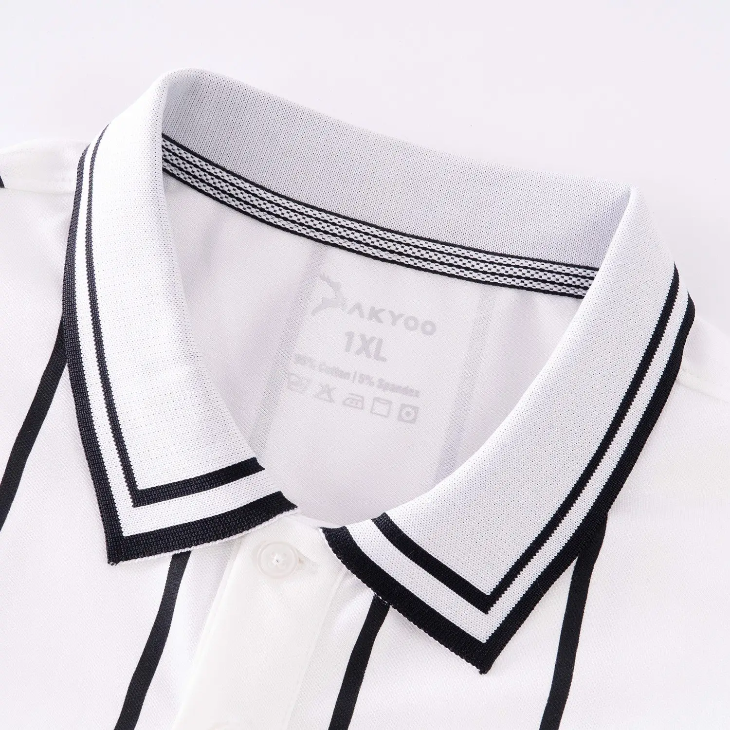 폴로 셔츠 수출 캐주얼 패션 의류 여름용 화이트 폴로 셔츠 반소매 스판덱스/면