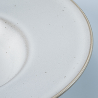 YAYU Vente en gros Four vintage personnalisé Vaisselle de cuisine fine Vaisselle d'hôtel Porcelaine Glaçure Plats de pâtes Assiette grise en céramique pour restaurant