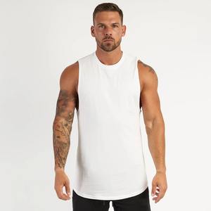 High Quality Custom Men's Gym Workout <b>Vest</b> Tank Top <b>Knitted</b> <b>Black</b> Color Sleeveless Fitness Clothing Casual Style - Product Image 6