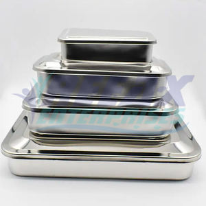 Bandejas para Instrumentos Quirúrgicos Huecas de Acero Inoxidable, Reutilizables, Manuales, para Esterilización, con Impresión de Logotipo Personalizado, Nuevo, del Mejor Proveedor - Product Image 1