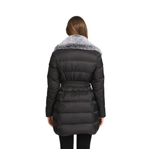 Veste longue à col en fourrure grande taille pour femme et manteau d'hiver en peluche pour femme - Product Image 5