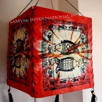 Papier Lokta népalais 100% pur, écologique, fait main, marque Samyak, abat-jour de lanterne, taille personnalisée, best-seller, décoration de fête, cadeau
