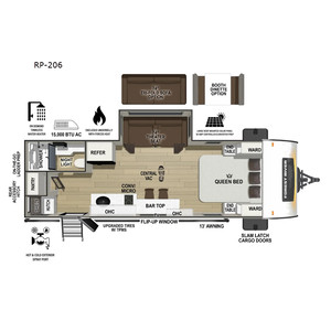 Accesorios Interiores Nuevos para el RV R Pod RP-206 de Forest River 2026 - Product Image 4