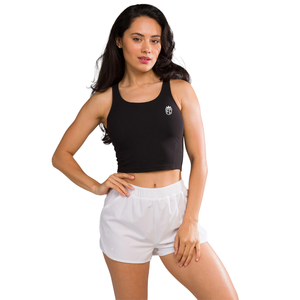 Flex Tank Women’s Lightweight Stretch Tenacity Lite Cropped Activewear Gym Workout Tank Top with Modern Fit <b>Black</b> - Product Image 1