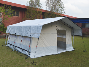 เต็นท์โรงพยาบาลคุณภาพสูงสำหรับบรรเทาภัยพิบัติ เต็นท์สำหรับใช้เป็นที่พักฉุกเฉินกลางแจ้ง เต็นท์โรงพยาบาลโครงเหล็กผ้าใบ - Product Image 6