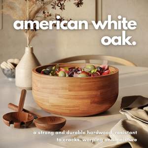 Ensemble de 4 bols de service en bois jetables de 7 pouces pour salade, soupe, nouilles, fruits, bol en bois écologique et pratique - Product Image 5