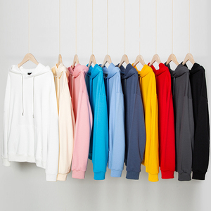 Sweats à capuche en coton pour hommes Boxy Blank Oversized Cropped Hoodies Manufacturers Custom Streetwear 500Gsm French Terry Heavyweight Hoodie - Product Image 6